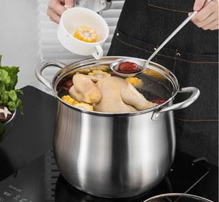 stainless steel soup pot