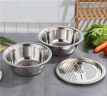 Kuhinja Grater Drain Basket Bowl Sets